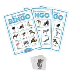 Kaplan Early Learning Zoo Animals Bingo Learning Game