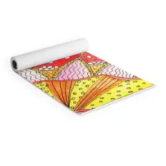 Rosie Brown Swirls (6mm) 70" x 24" Yoga Mat - Society6