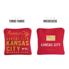 Skip's Garage | Gameday Kansas City Football Synergy Pro Cornhole Bags (Set of 4)