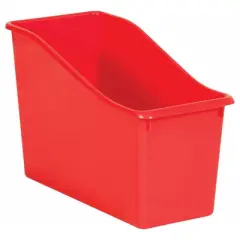 Teacher Created Resources&reg; Red Plastic Book Bin, Pack of 6