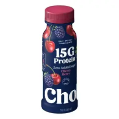 Chobani Cherry Berry Greek Yogurt Drink - 15g Protein 7 fl oz
