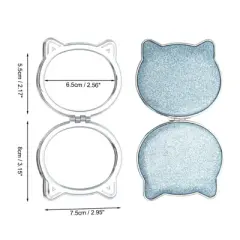 Unique Bargains Cat Style Makeup Mirror 1 Pc