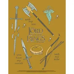 Junior's Lord of the Rings Fellowship of the Ring You Have My Sword and My Bow and My Axe Festival Muscle Tee