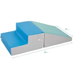 ECR4Kids SoftZone Junior Little Me Play Climb and Slide - Indoor Active Play Structure for Babies and Toddlers