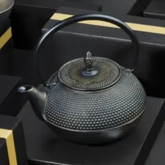 Frieling "Arare", Cast Iron Teapot, 40 fl. oz. , Blue/Gold