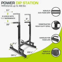 ProsourceFit Power Dip Station