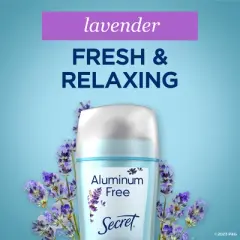 Secret Solid Deodorant for Women - Lavender - Aluminum-Free 2.4oz
