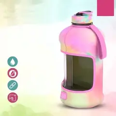 THE GYM KEG 2.2L Reusable Drinking Water Bottle - Multicolored