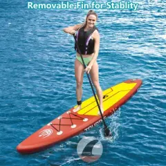 GustoWave Inflatable Paddle Board for Adults, 11'&times;33" Stand up Paddle Board Inflatable, Ultra Stable Sup Board, Fishing Blow up Paddle Boards