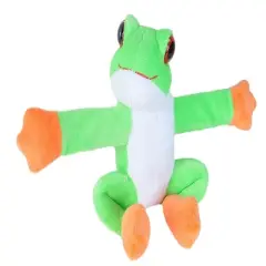 Wild Republic Huggers Red Eyed Tree Frog Stuffed Animal, 8 Inches