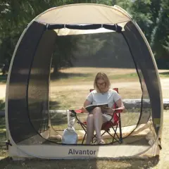 Alvantor 6&lsquo;x6' Pop Up Outdoor Camping Tent Canopy Gazebo 2-3 People Screen House for Patios, Instant Tent Patented