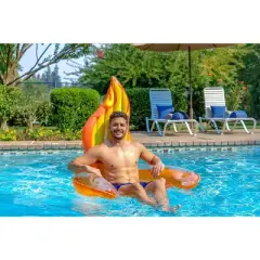Poolmaster Swimming Pool Float Water Chair Sling - Flame