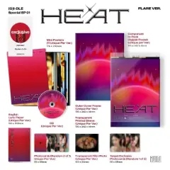 (G)I-DLE - HEAT (Target Exclusive, CD) (FLARE VER.)