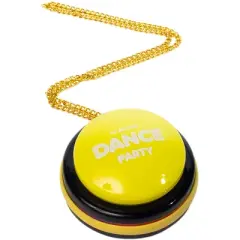 30 Second Dance Party Dance Party Button Necklace