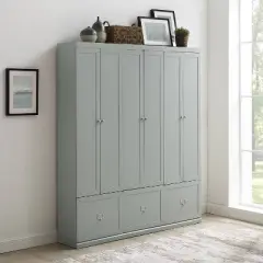 3pc Harper Entryway Set with 3 Pantry Closets Gray - Crosley