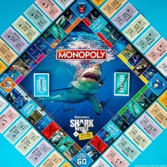 USAopoly Shark Week Monopoly Board Game