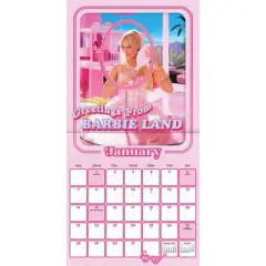 Trends International Inc. 2023-24 Wall Calendar 12"x12" Barbie: The Movie