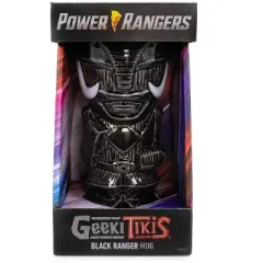 Beeline Creative Geeki Tikis Power Rangers Black Ranger Ceramic Mug | Holds 16 Ounces
