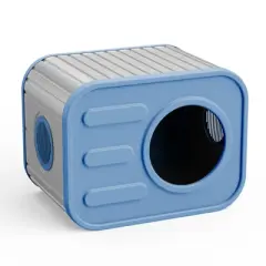 Dolonm  Small Indoor Cat House with Double Ventilation, Easy-Clean & Waterproof Pet Carrier for Home, Safe Space for Kittens & Multi-Cat Families