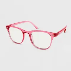Women's Square Blue Light Filtering Glasses - Wild Fable&trade; Pink