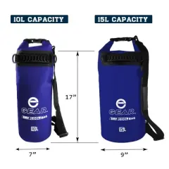 Enthusiast Gear Roll Top Floating Cooler Dry Bag &ndash; 18 Cans &ndash; 15L