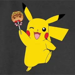 Junior's Pokemon Halloween Pikachu Jack-O'-Lantern Caramel Apple Sweatshirt