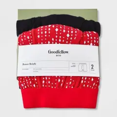 Men's Diamond Print Boxer Briefs 2pk - Goodfellow & Co&trade; Red