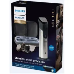 Philips Norelco Multigroom 9000 Men's Rechargeable Electric Trimmer - MG9510/60 - 21pc