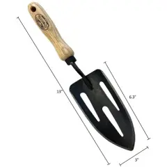 DeWit Sieve Trowel &ndash; Slotted Design for Digging, Weeding & Sifting, 13&rdquo;L