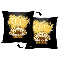 NHL Boston Bruins Vintage Burst Printed Throw Pillow