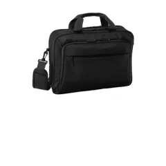 Port Authority Classic Exec Briefcase with Faux Leather Trim