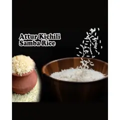 Shastha Heritage Attoor Kichidi Samba Rice / Kichadi Rice  &ndash; Pack of 2 &times; 2 lbs = 4 lbs