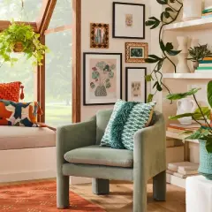 (Set of 3) 9" x 18"/14" x 14"/16" x 20" Floral Mixed Size Frames Black - Opalhouse&trade; designed with Jungalow&trade;