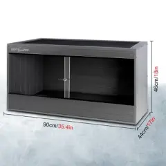 REPTI ZOO Plastic Reptile Terrarium, 35x17x18 Reptile Terrariums