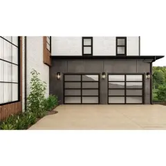 Urban Ambiance Luxury Farmhouse Outdoor Wall Sconce 13''H x 6.375''W,  Midnight Black Finish,  Newark Collection, UHP1350