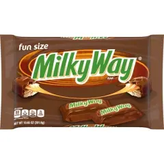 Milky Way Fun Size Milk Chocolate Candy Bars - 10.65oz