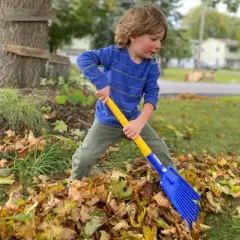 Spielstabil Sturdy Children's Leaf Rake (Made in Germany) for Ages 2 and Up