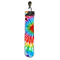 Basix Men's & Women's Performance Crew Sock, Cotton Comfort, Tie Dye