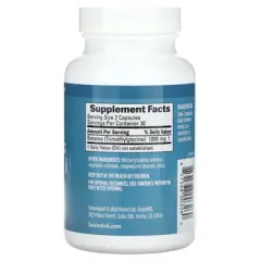 BrainMD Betaine TMG, 60 Vegan Capsules (500 mg per Capsules)
