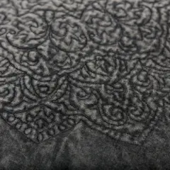 Medallion Throw Pillow Gray - Rizzy Home