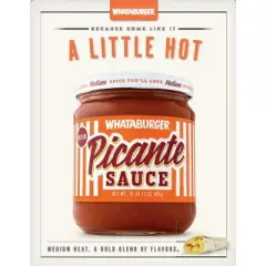 Whataburger Picante Sauce, 15oz (Pack of 2)