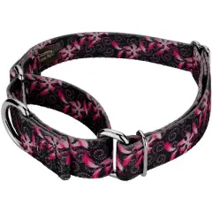 Country Brook Petz Pink Honeysuckle Breeze Martingale Dog Collar