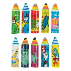 Geddes Dr. Seuss&trade; Crayon Erasers - 24 per bag