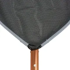 Pool Central Heavy Duty Professional Swimming Pool Leaf Skimmer - Fits Most Poles 22.25" - Black