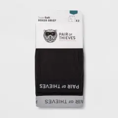 Pair of Thieves Men's 2pk Super Soft Boxer Briefs