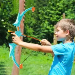 VEVOR Bow and Arrow Set for Kids, 2 Pack Archery Set with 20 Suction Cup Arrows, Standing Target, Outdoor Toy for Boy & Girl 6+ Year Old