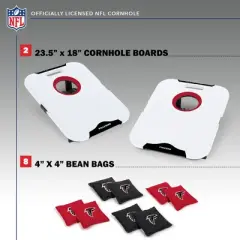 NFL Atlanta Falcons All-Weather Travel Cornhole Set