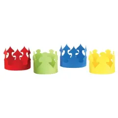 Hygloss&reg; Bright Tag Crowns, Pack of 24