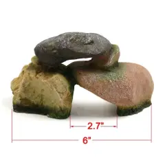 Unique Bargains Resin Cave Stone Aquarium Fish Tank Landscape Decor Underwater Rock Ornaments