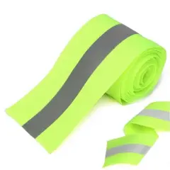 Sew on High Visibility Hi Vis Retro Reflective Fabric Tape